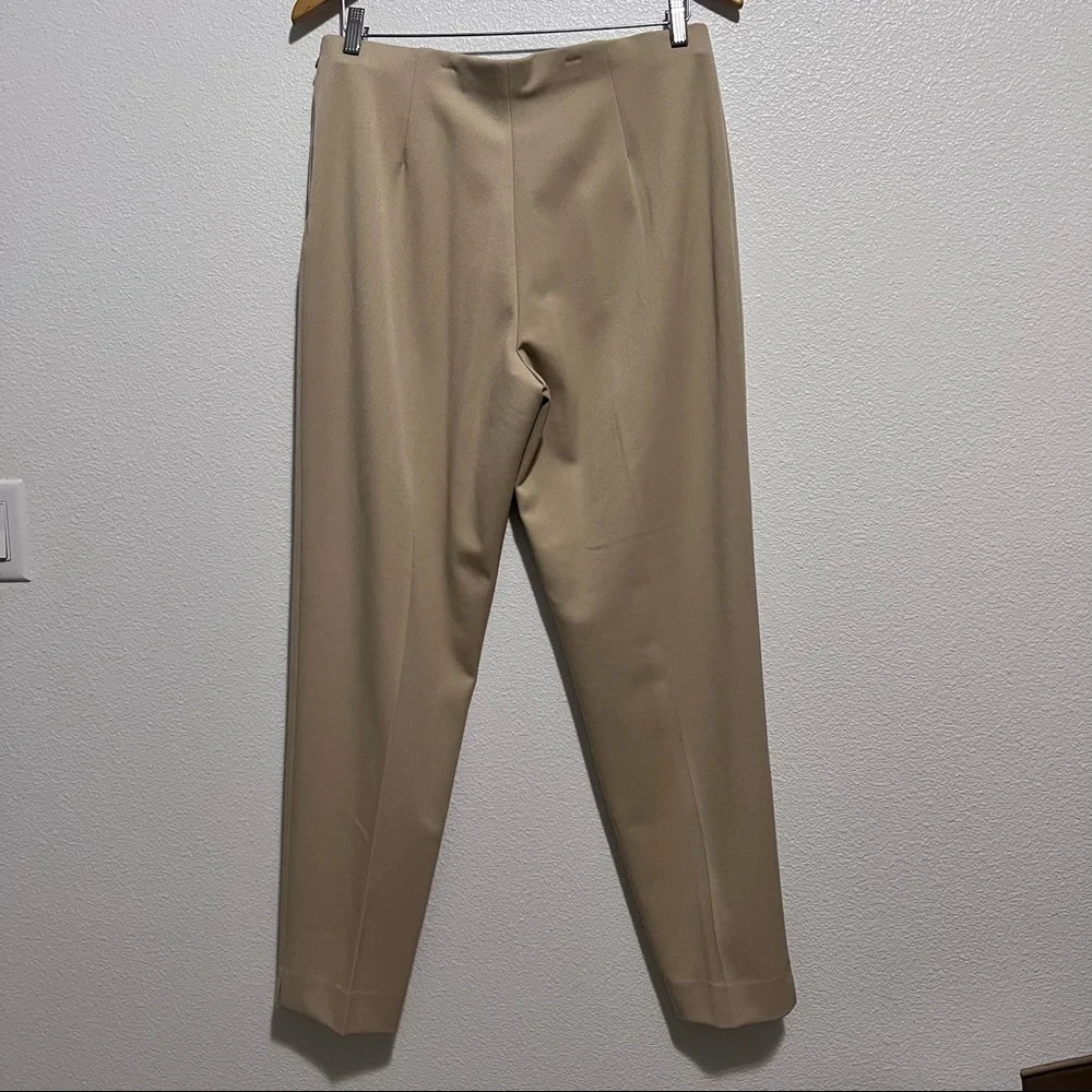 NWT Fabrizio Gianni Stretch Pants for High Comfort Beige Made in USA  Sz 12 - Picture 2 of 13
